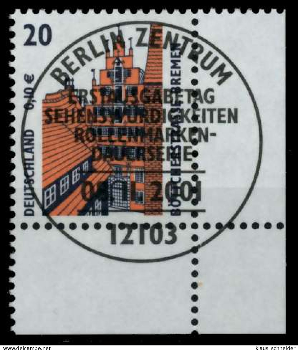 BRD DS SEHENSW Nr 2224 Zentrisch Gestempelt ECKE-URE X70F1F6 - Used Stamps