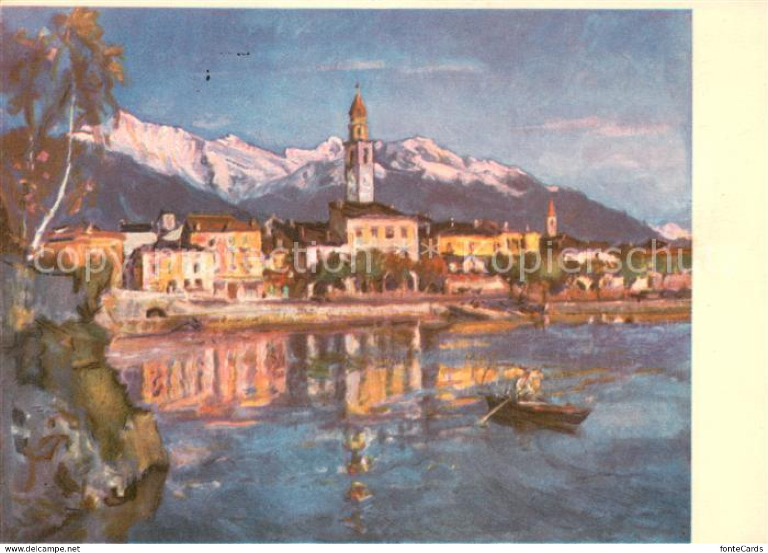 13741728 Ascona Lago Maggiore Pro Infirmis Kuenstlerkarte Ascona Lago Maggiore - Autres & Non Classés