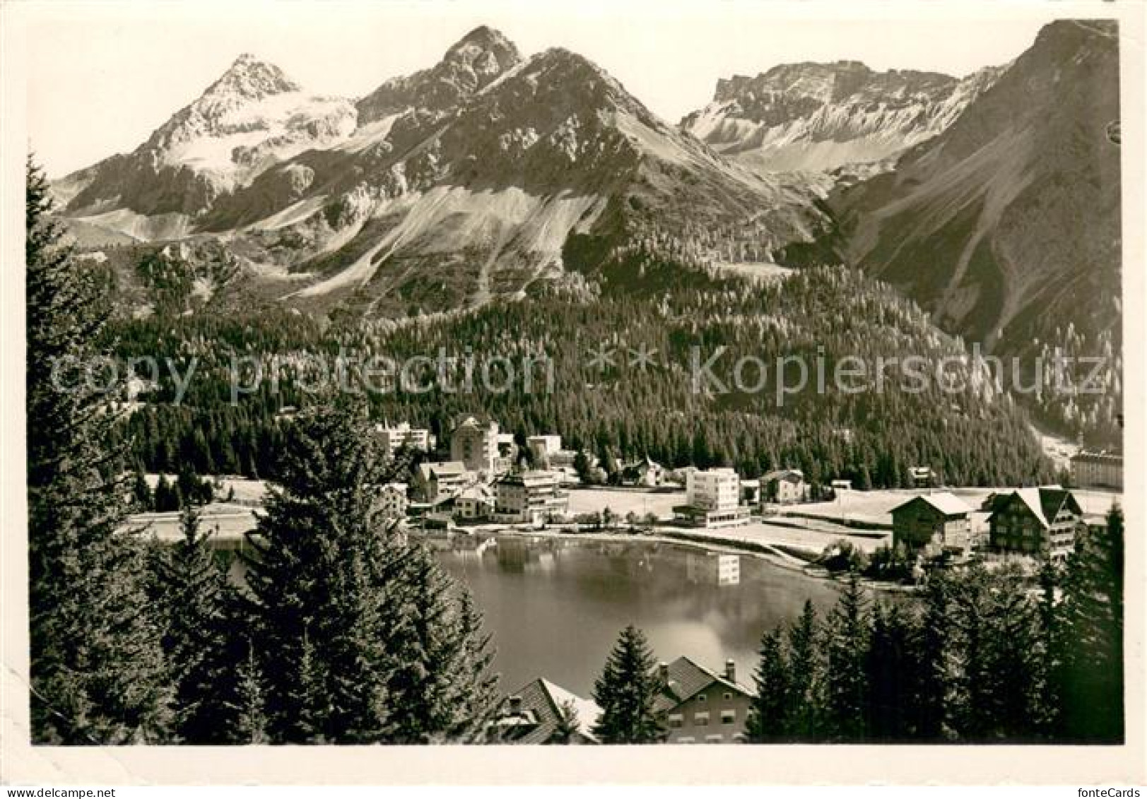 13741721 Arosa GR Obersee Panorama Arosa GR - Autres & Non Classés