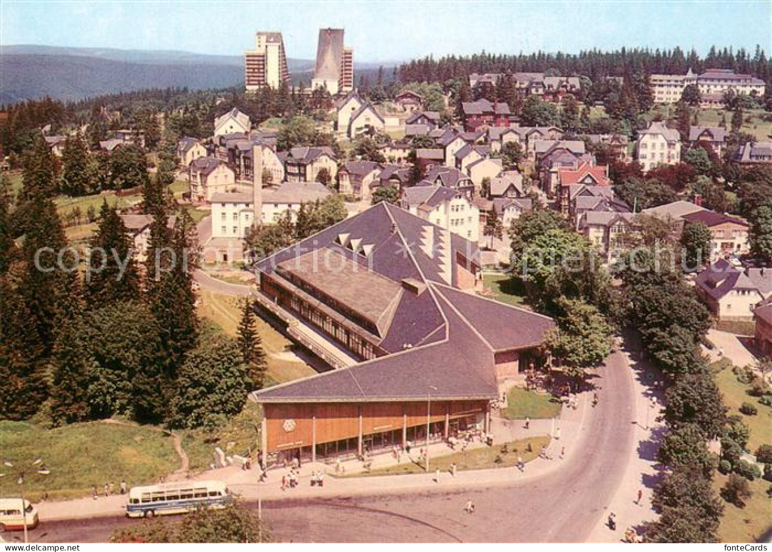 13741338 Oberhof AG Blick Vom FDGB Erholungsheim Rennsteig Oberhof AG - Autres & Non Classés