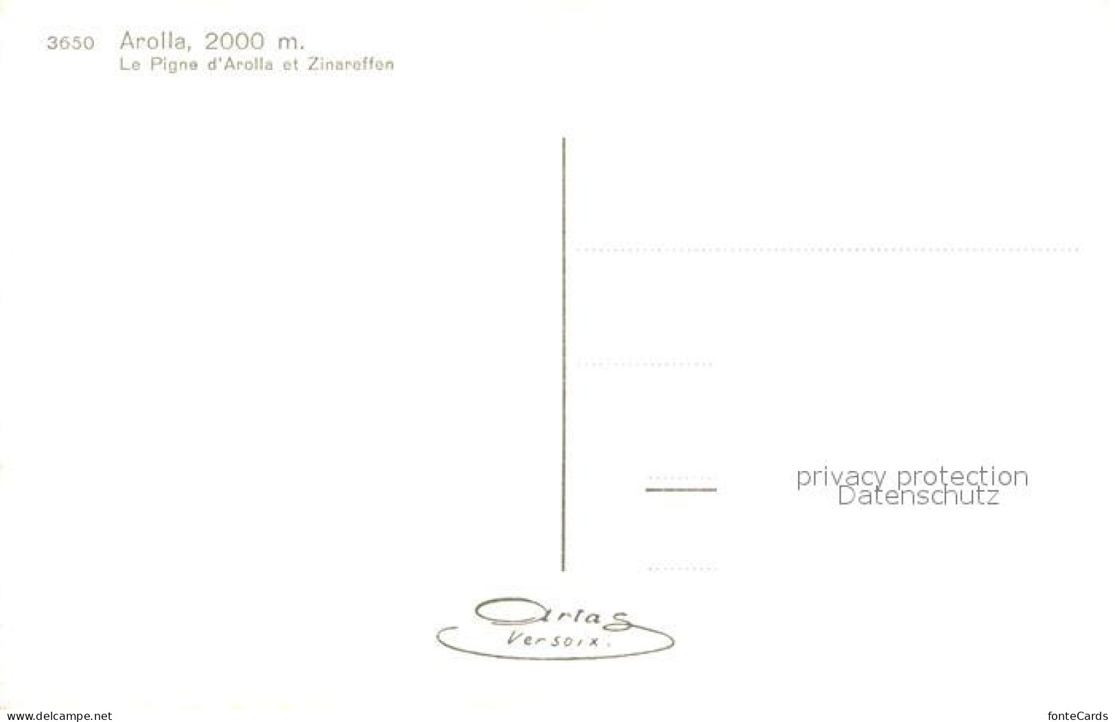 13740980 Arolla VS Le Pigne D Arolla Et Zinareffen Arolla VS - Autres & Non Classés