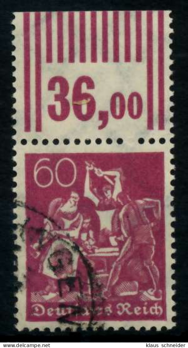 D-REICH INFLA Nr 184 W OR 2-9-2 Gestempelt Gepr. X721C9A - Used Stamps