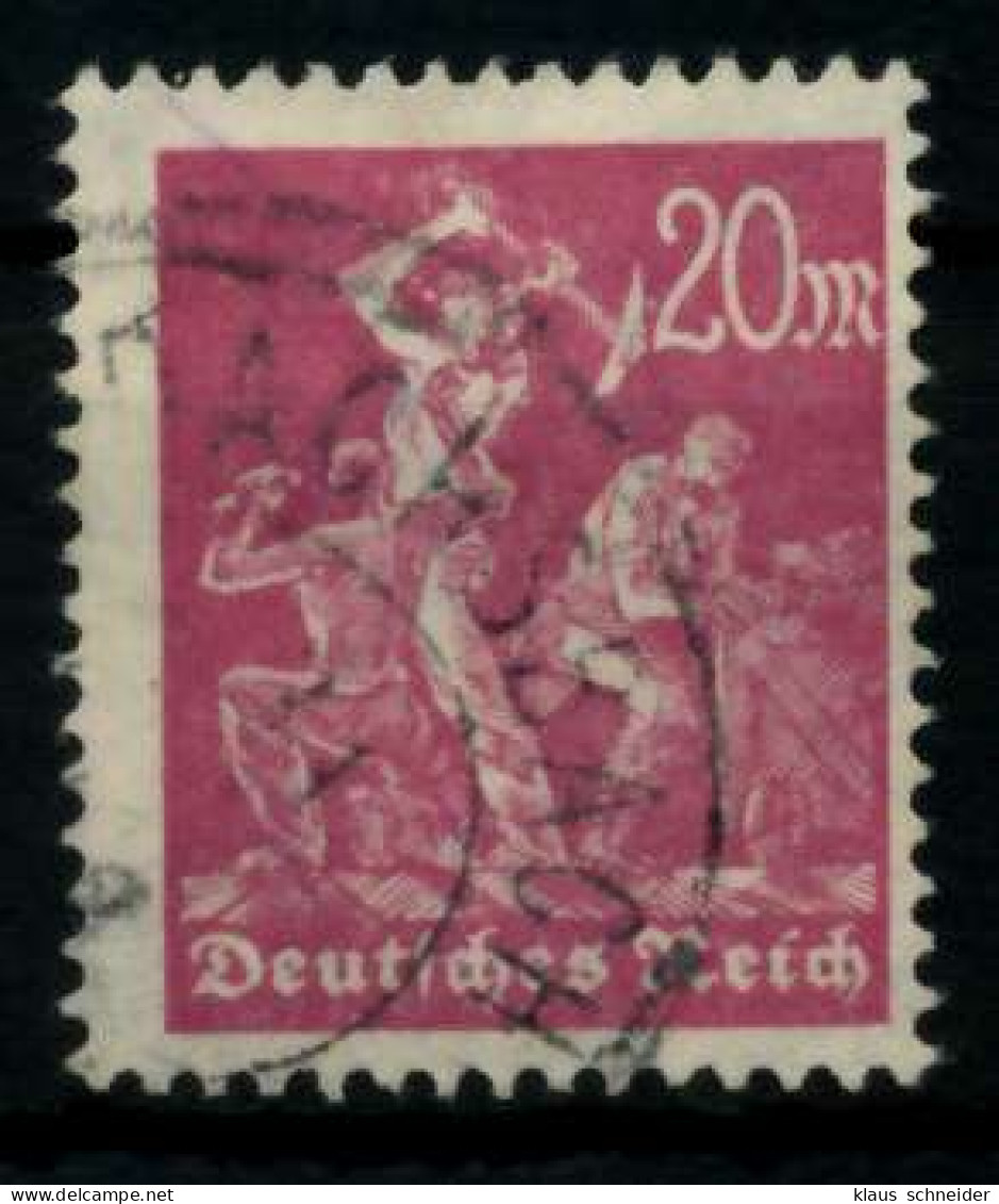 D-REICH INFLA Nr 241 Gestempelt Gepr. X7244AE - Used Stamps