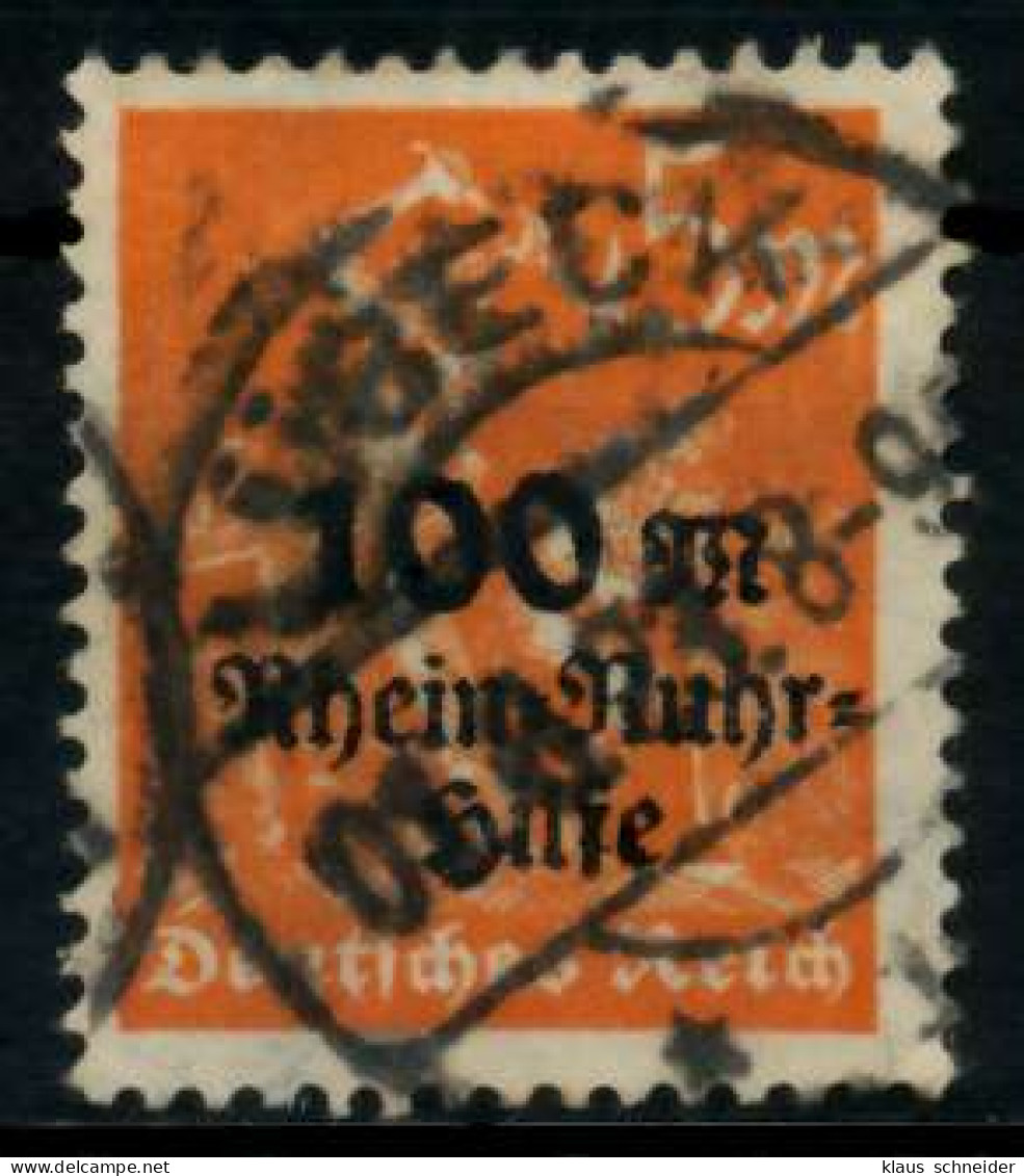 D-REICH INFLA Nr 258 Gestempelt Gepr. X7245EE - Used Stamps