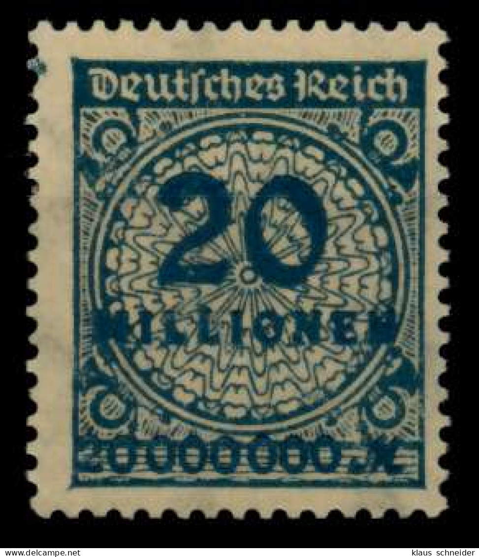 D-REICH INFLA Nr 319AWb Postfrisch Gepr. X7248AA - Unused Stamps