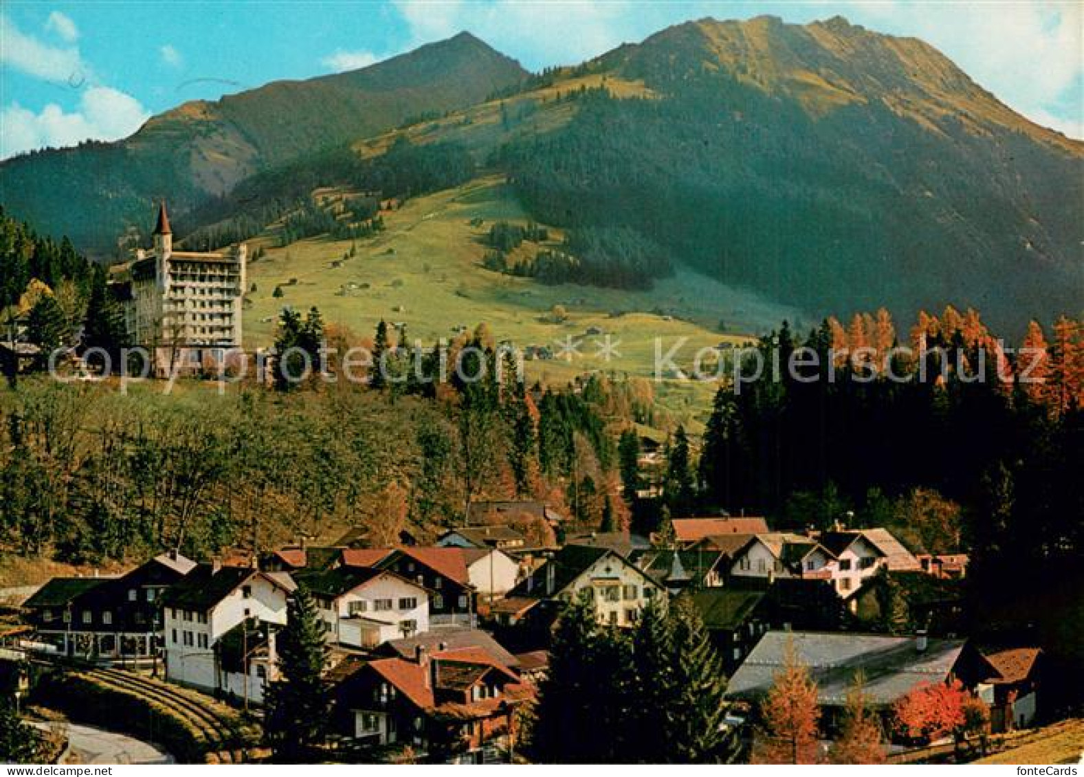 13740913 Gstaad BE Palace Hotel Und Wassemgrat  - Autres & Non Classés