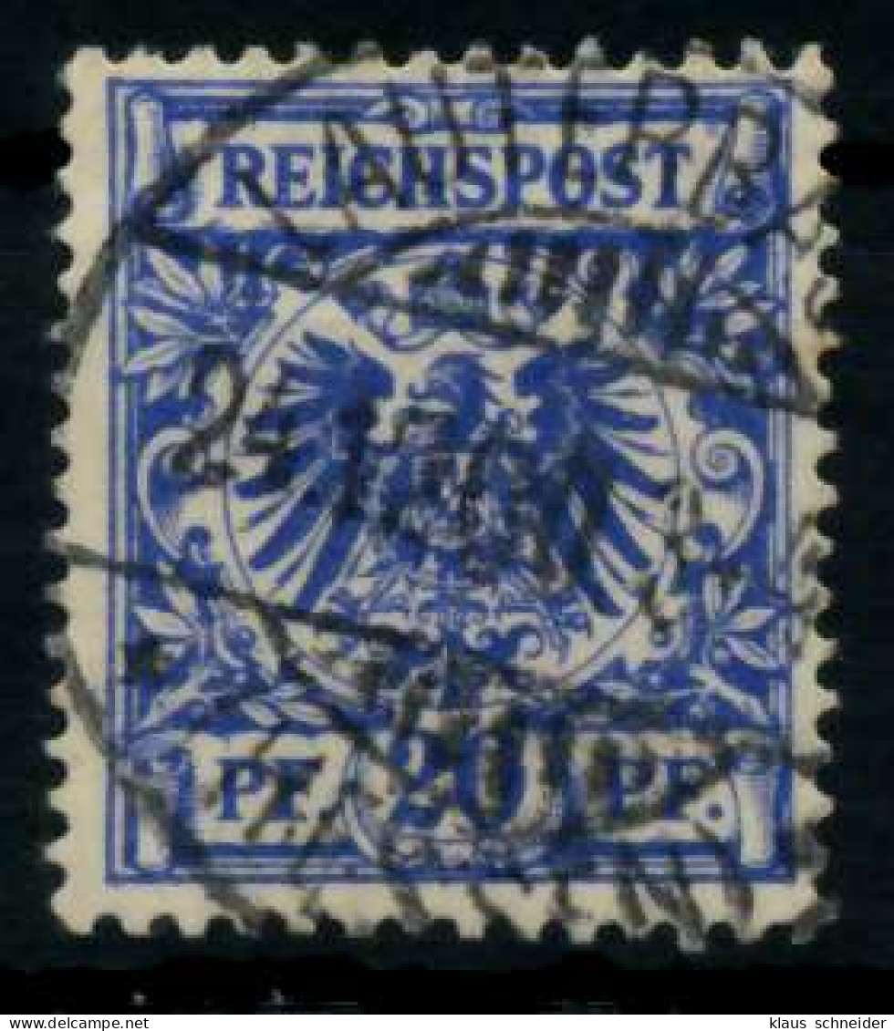 D-REICH KRONE ADLER Nr 48d Gestempelt Gepr. X726F22 - Used Stamps