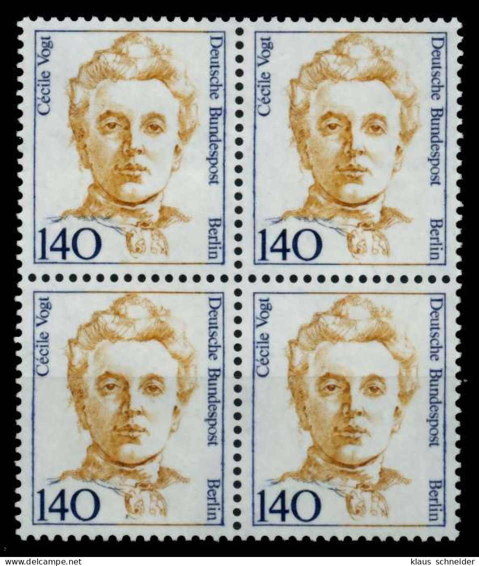 BERLIN DS FRAUEN Nr 848 Postfrisch VIERERBLOCK X729892 - Unused Stamps