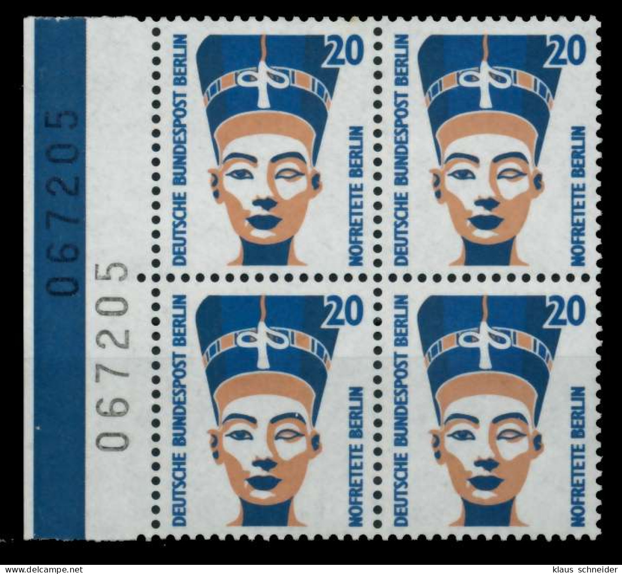 BERLIN DS SEHENSW Nr 831 Postfrisch VIERERBLOCK SRA X7298C2 - Unused Stamps
