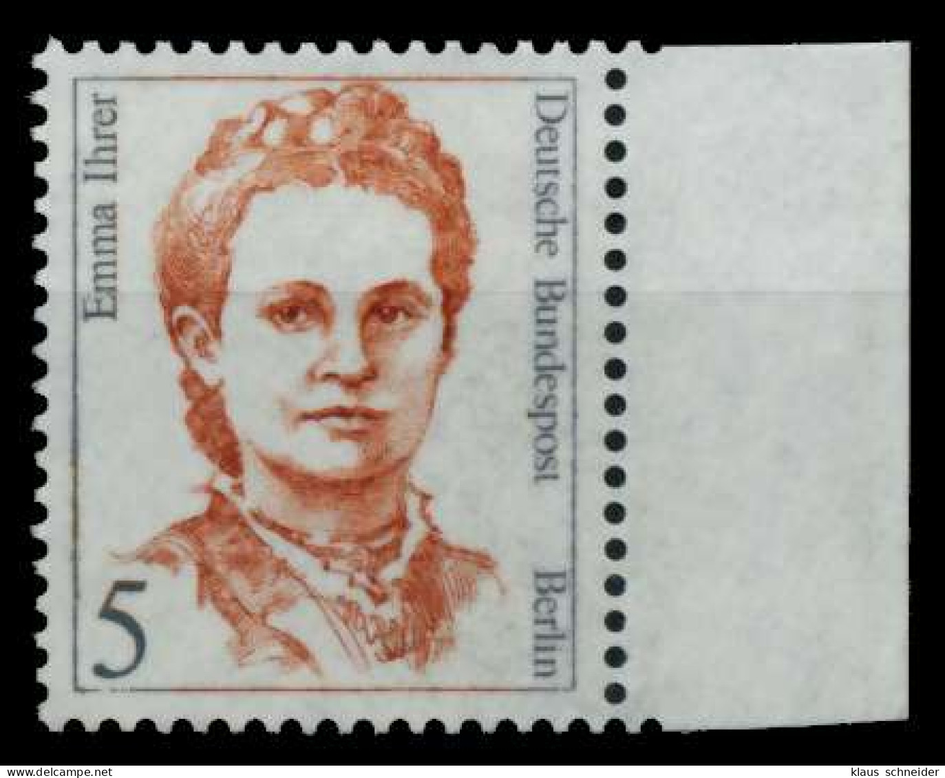 BERLIN DS FRAUEN Nr 833 Postfrisch SRA X7298DE - Unused Stamps