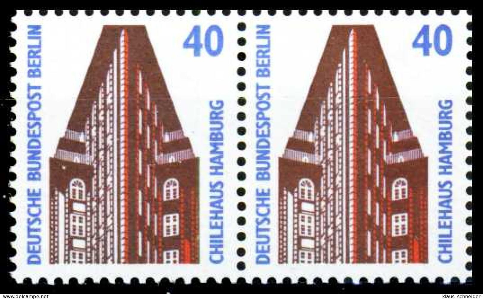 BERLIN DS SEHENSW Nr 816 Postfrisch WAAGR PAAR S275676 - Nuevos