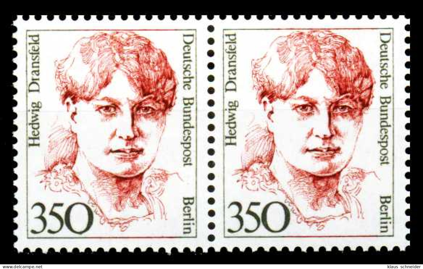BERLIN DS FRAUEN Nr 828 Postfrisch WAAGR PAAR S2756B6 - Unused Stamps