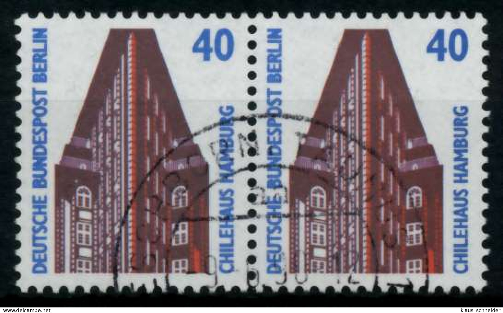 BERLIN DS SEHENSW Nr 816 Gestempelt WAAGR PAAR X72B216 - Used Stamps