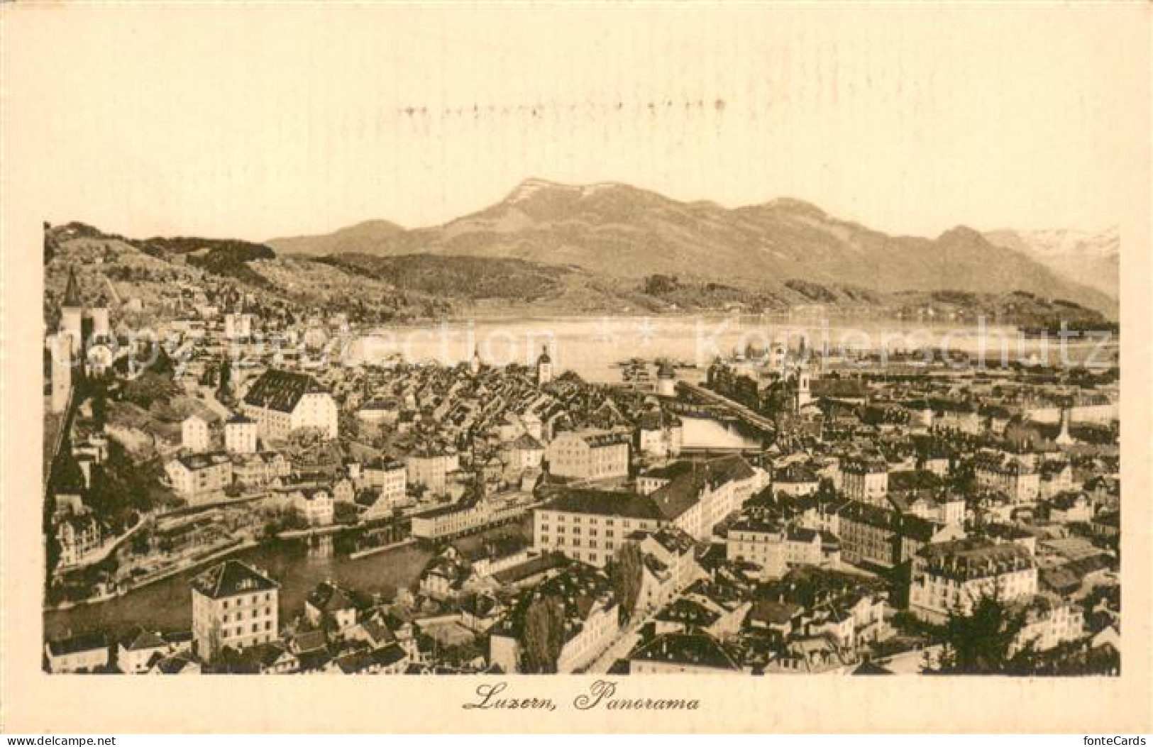 13740458 Luzern  LU Panorama  - Autres & Non Classés