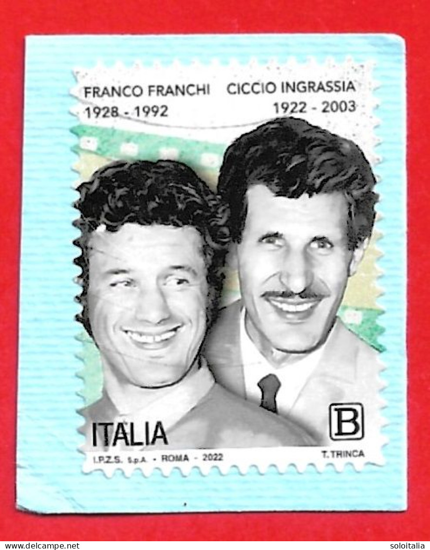 2022 Franco Franchi E Ciccio Ingrassia - 2021-...: Afgestempeld