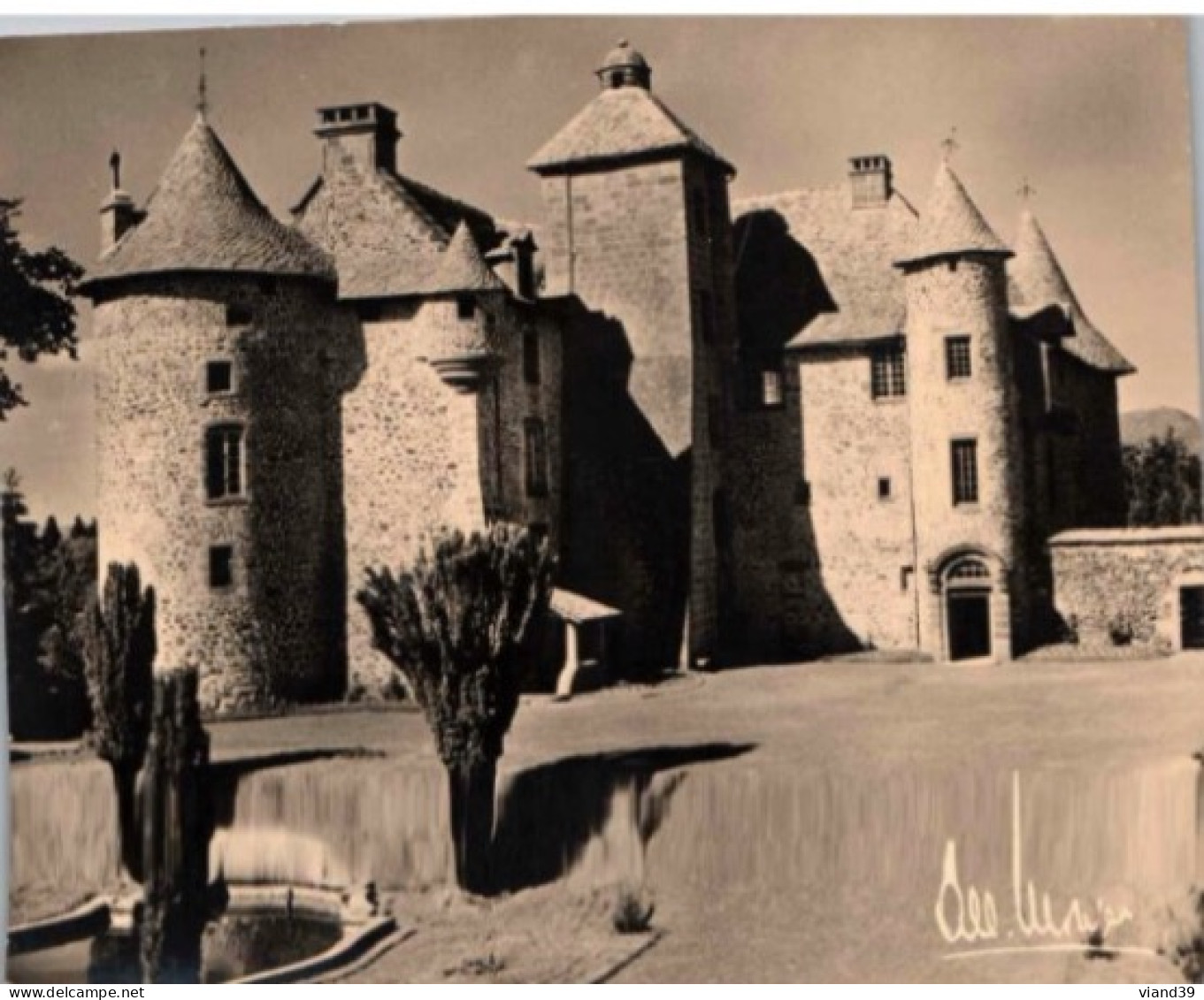 ORCIVAL. -  Chateau De Cordes. (XVe S.). Photographie Albert Monier. .   -   Non Circulée. - Other & Unclassified