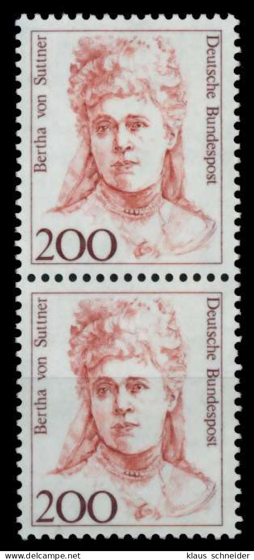 BRD DS FRAUEN Nr 1498 Postfrisch SENKR PAAR S27F9B2 - Unused Stamps
