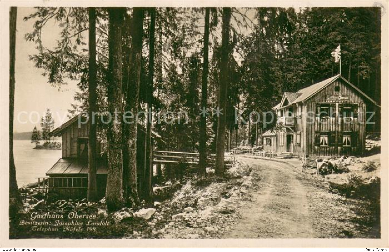 13740212 Naefels Gasthaus Obersee Naefels - Sonstige & Ohne Zuordnung