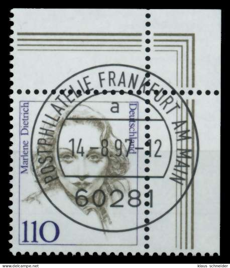 BRD DS FRAUEN Nr 1939 Gestempelt ECKE-ORE X732A4E - Used Stamps