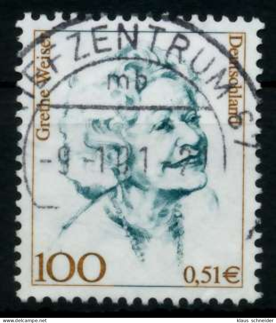 BRD DS FRAUEN Nr 2149 Zentrisch Gestempelt X732B0A - Used Stamps