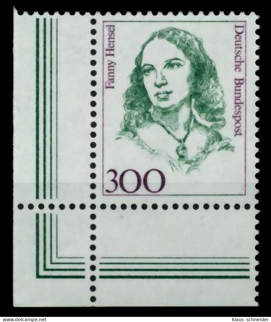 BRD DS FRAUEN Nr 1433ZB Postfrisch ECKE-ULI X732BBA - Unused Stamps