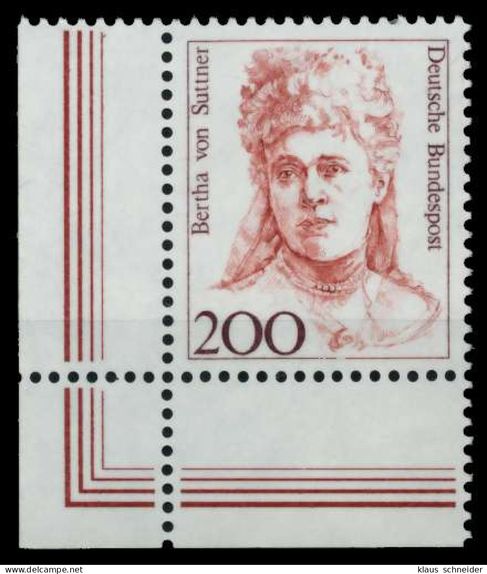 BRD DS FRAUEN Nr 1498ZB Postfrisch ECKE-ULI X732BCE - Unused Stamps