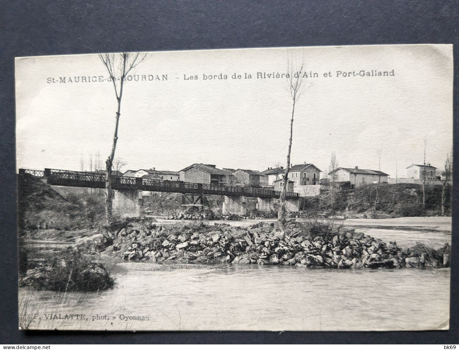 St Maurice De Goudans Les Bords De La Rivière D'Ain Et Port Galland - Sin Clasificación