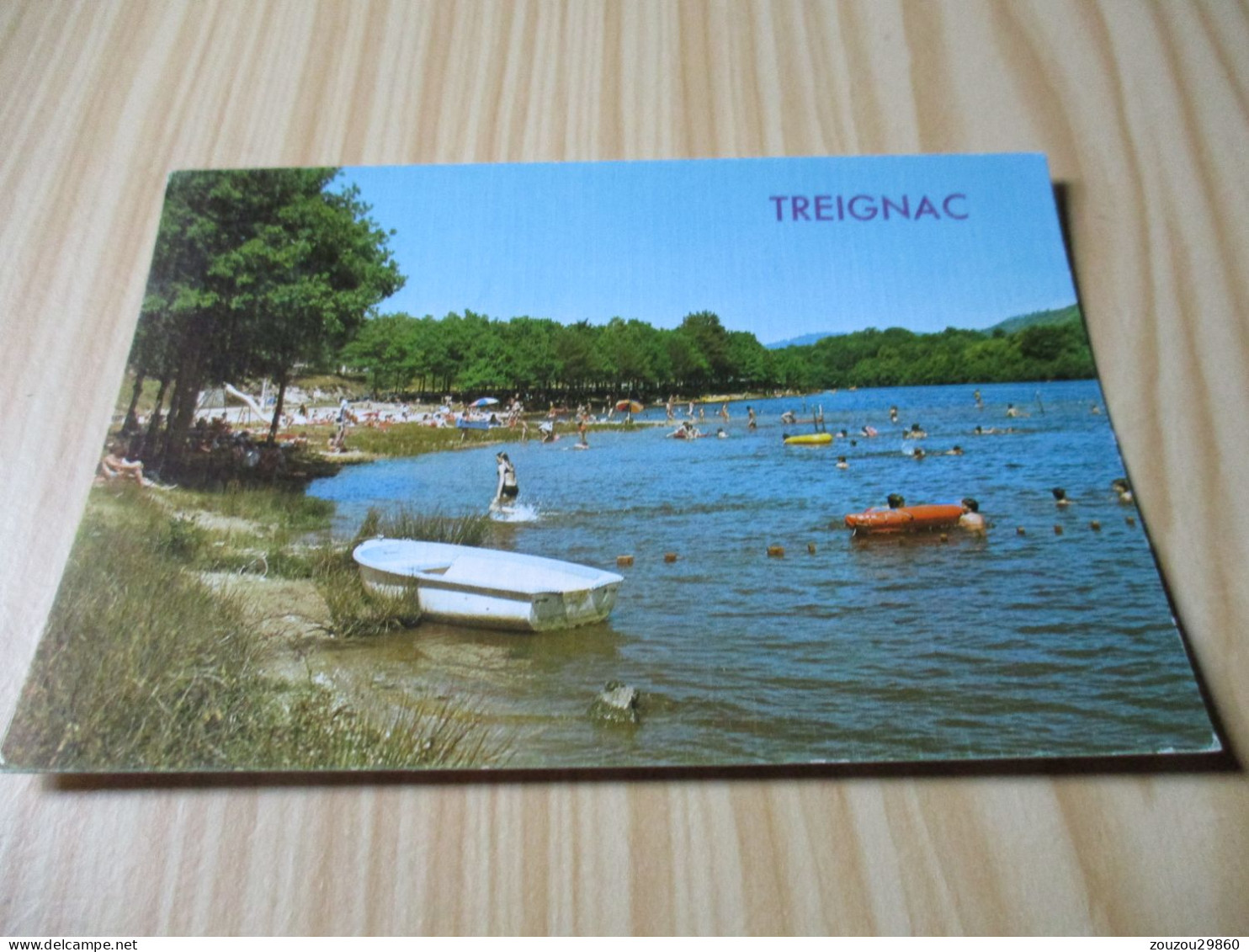 Treignac Sur Vézère (19).Le Lac Des Barriousses - Carte Animée. - Treignac