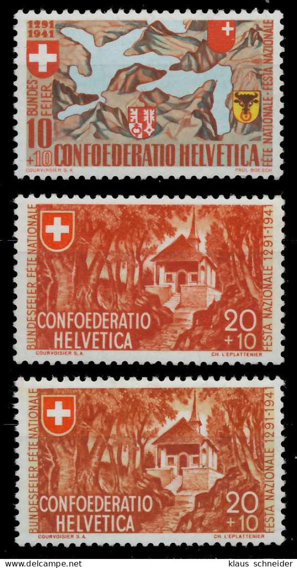 SCHWEIZ PRO PATRIA Nr 396-397a Und B Postfrisch X73CED6 - Unused Stamps