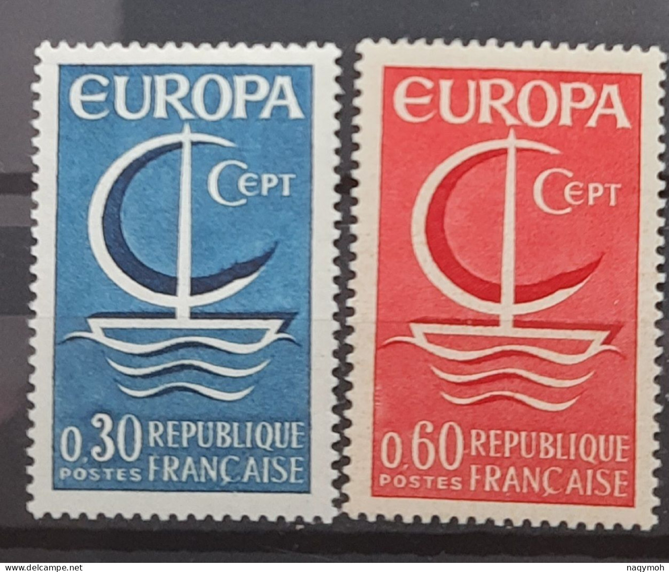 France Yvert 1490-1491** Année 1966 Série Complète MNH. - Unused Stamps