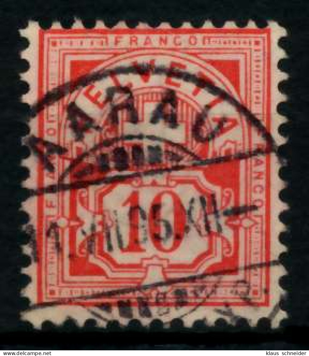 SCHWEIZ ZIFFERNMUSTER Nr 54Yb Gestempelt X74697E - Used Stamps