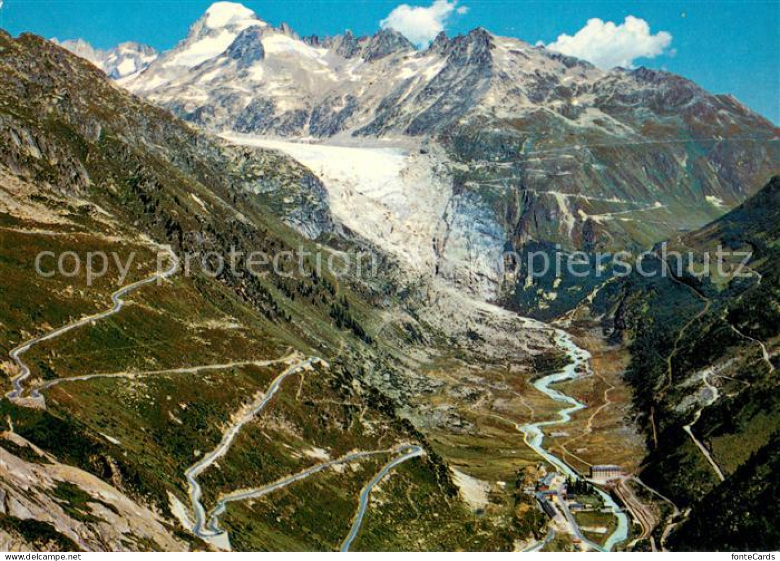 13739110 Rhonegletscher Glacier Du Rhone VS Gremsel Und Furkastrasse Und Gletsch - Other & Unclassified