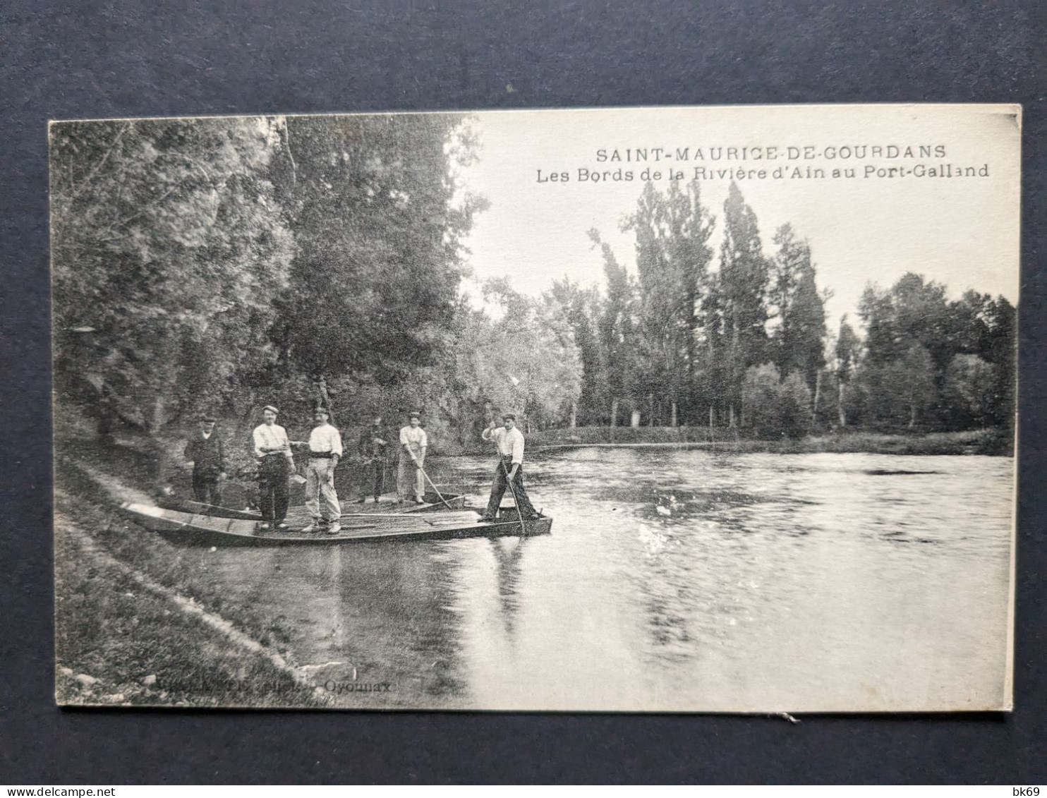 St Maurice De Goudans Barque - Les Bords De La Rivière D'Ain Au Port Galland - Sin Clasificación