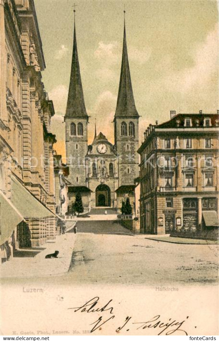 13738792 Luzern  LU Hofkirche  - Autres & Non Classés