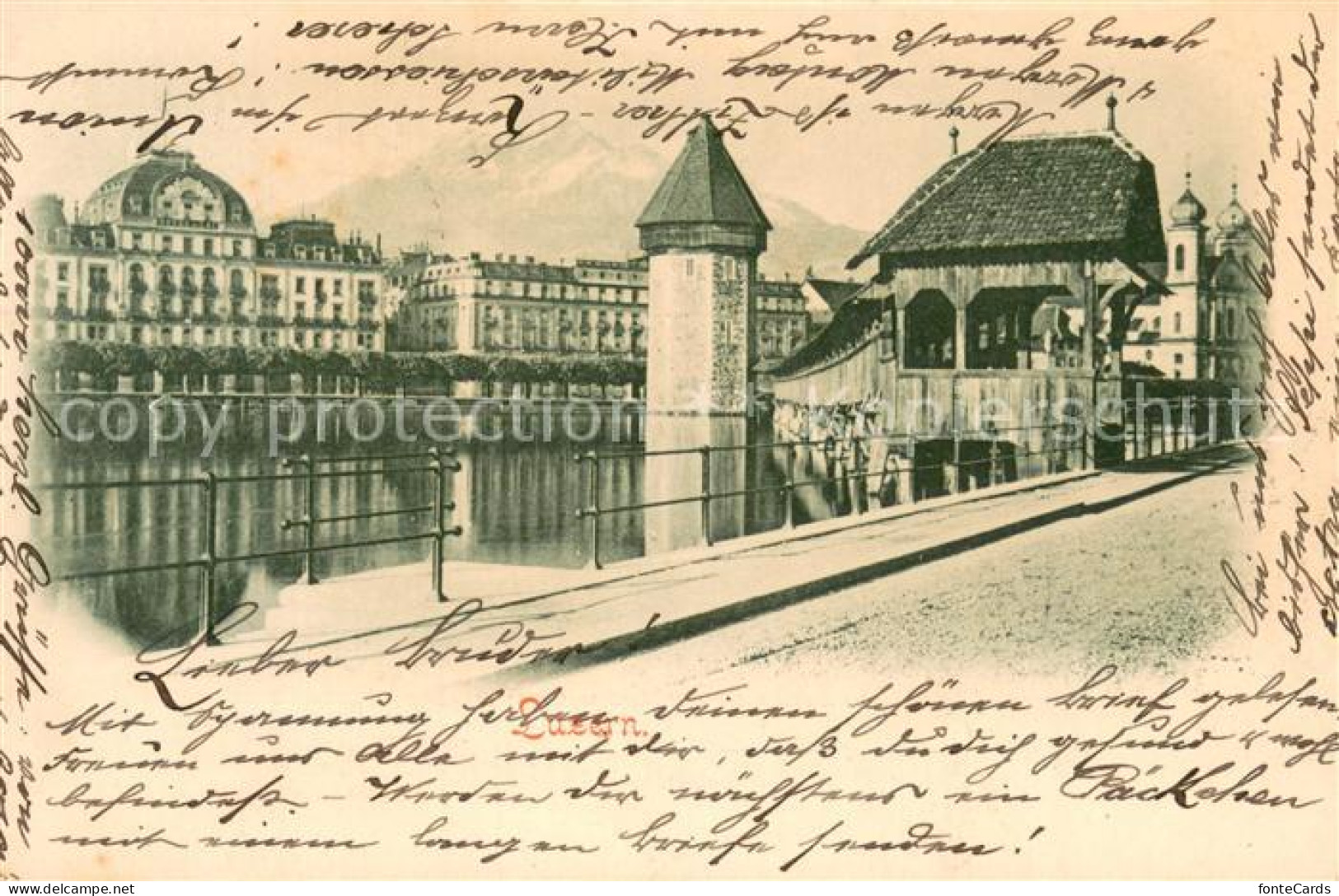 13738784 Luzern  LU Bruecke  - Other & Unclassified