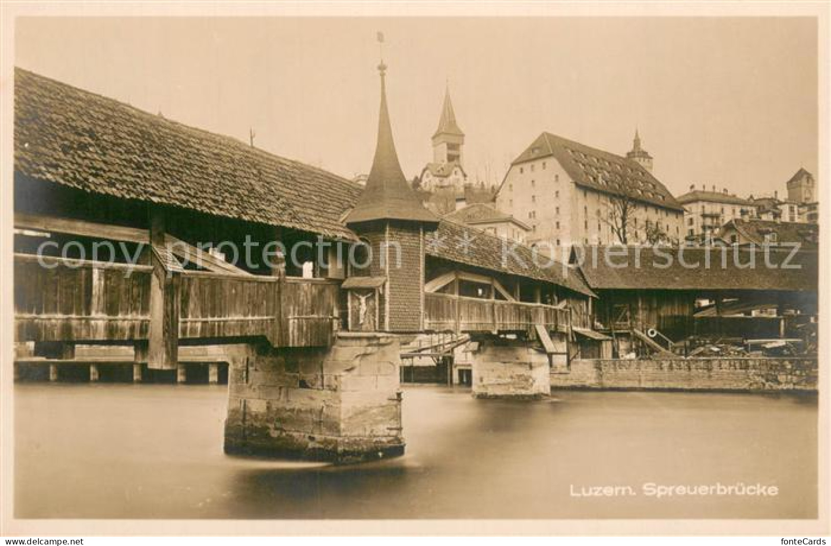 13738781 Luzern  LU Spreuerbruecke  - Autres & Non Classés