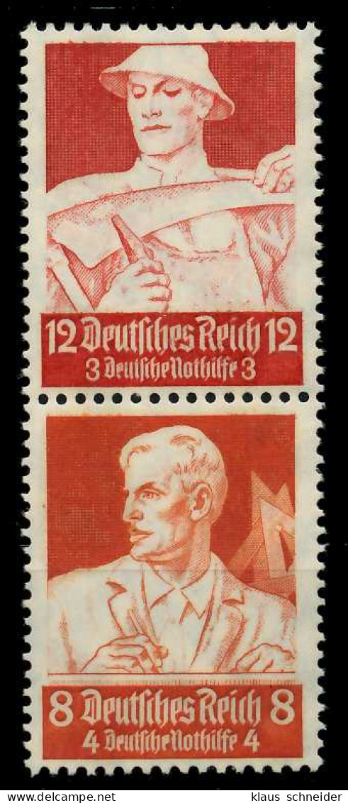 D-REICH ZUSAMMENDRUCK Nr S229 Postfrisch SENKR PAAR X7A1946 - Zusammendrucke