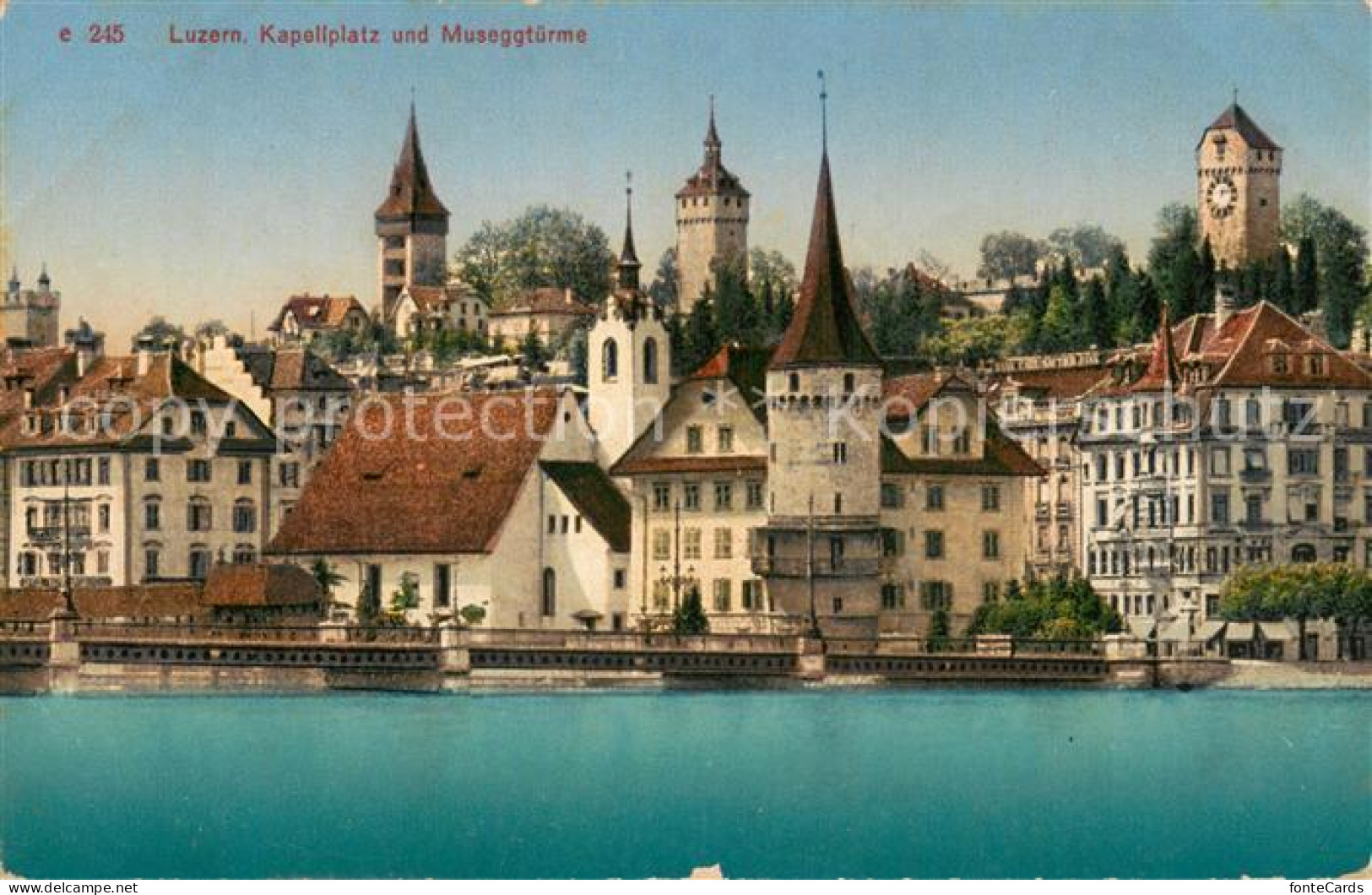 13738710 Luzern  LU Kapellplatz Und Museggtuerme  - Other & Unclassified