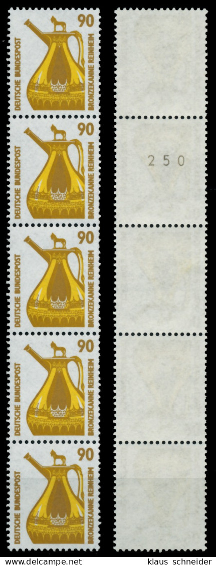 BRD DS SEHENSWÜRDIGKEITEN Nr 1380RI Postfrisch 5ER STR S5083DE - Unused Stamps