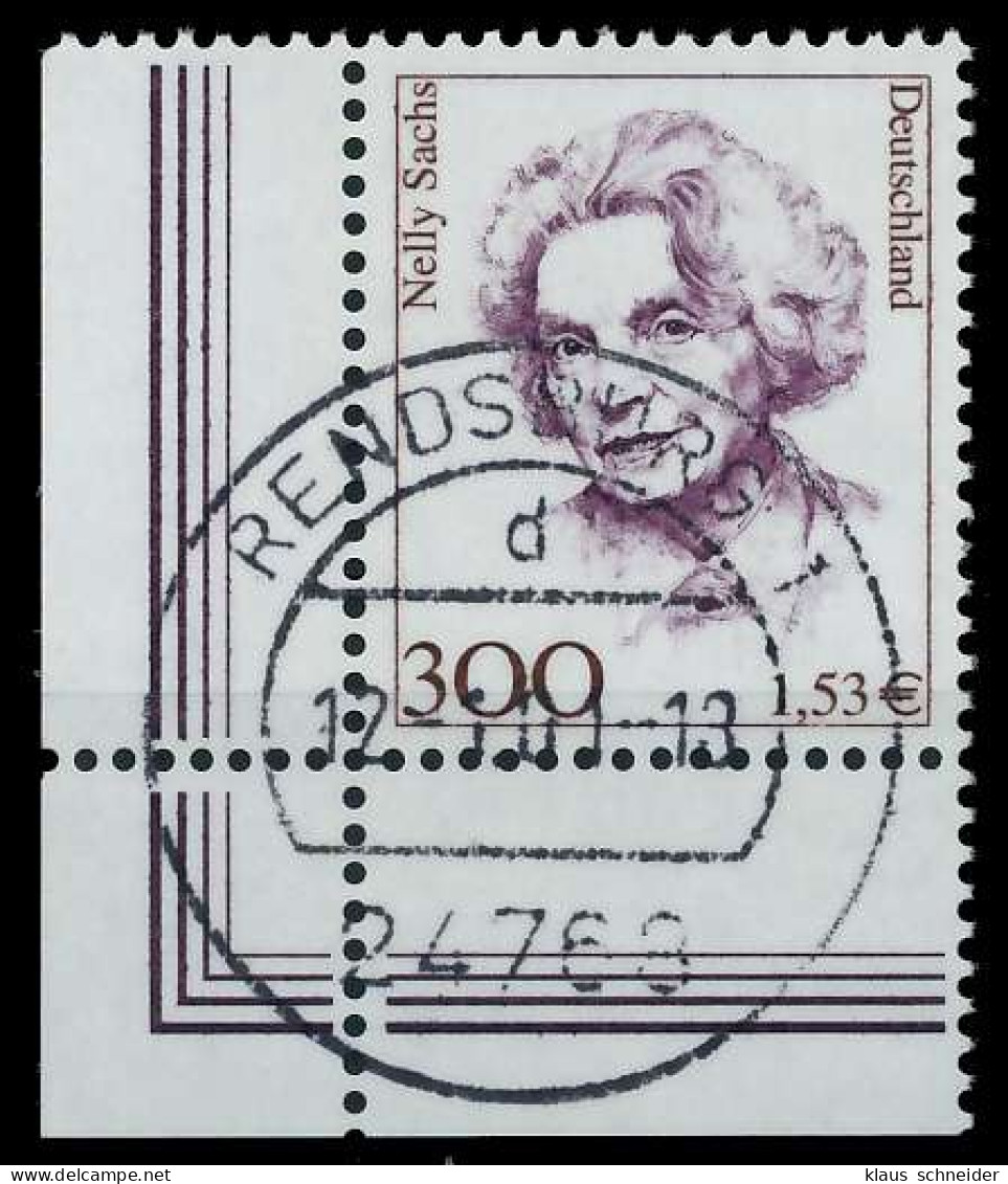 BRD DS FRAUEN Nr 2159 Zentrisch Gestempelt ECKE-ULI X7D52E2 - Used Stamps