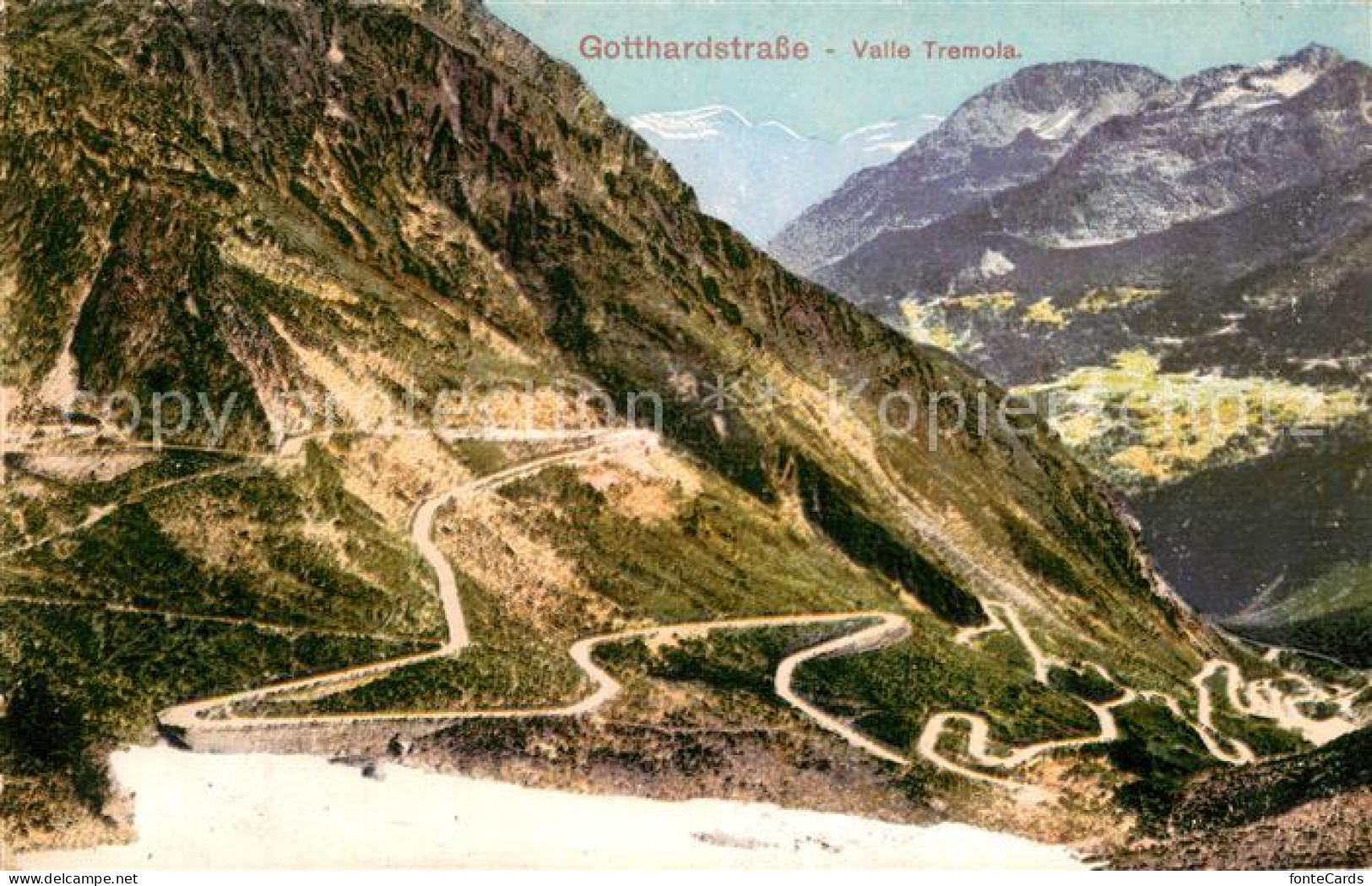 13738632 Gotthardstrasse Valle Tremola  - Autres & Non Classés