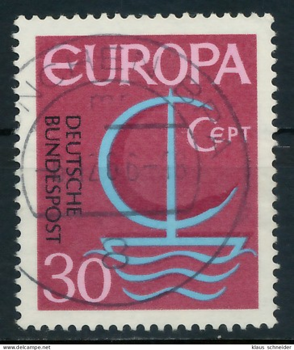 BRD BUND 1966 Nr 520 Zentrisch Gestempelt X7F8BFE - Usati