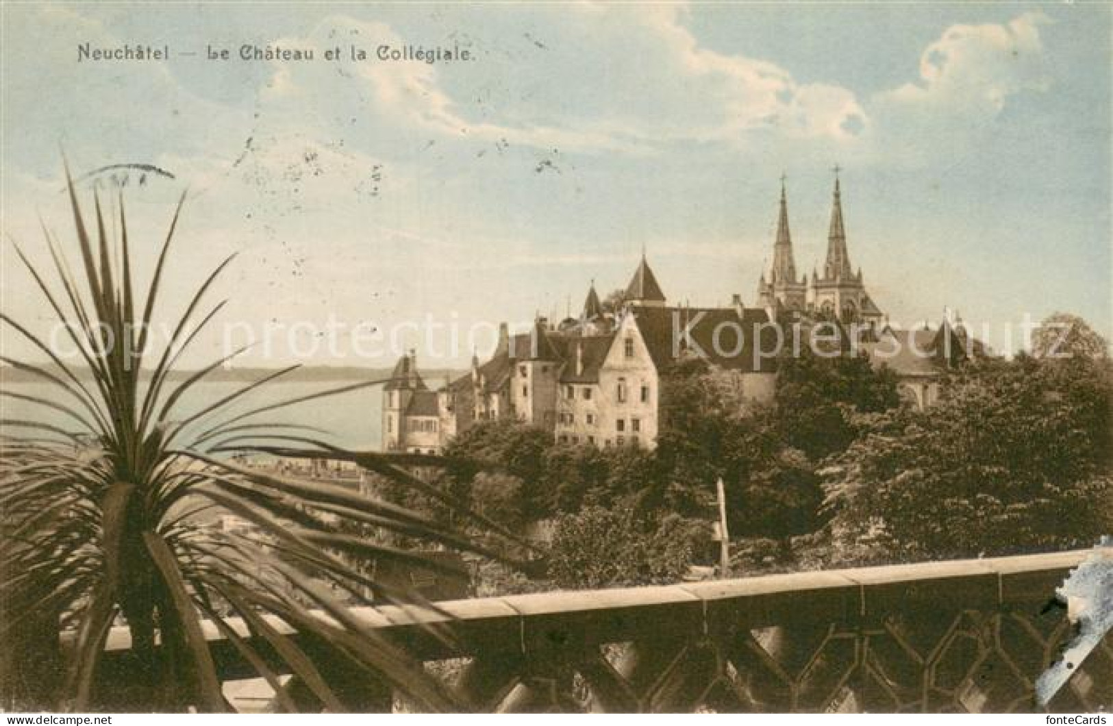 13738611 Neuchatel NE Le Chateau Et La Collegiale Neuchatel NE - Otros & Sin Clasificación