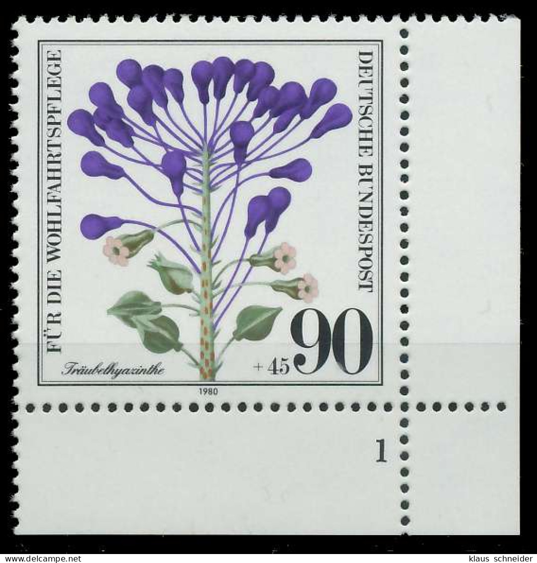 BRD 1980 Nr 1062 Postfrisch FORMNUMMER 1 S606FE6 - Unused Stamps