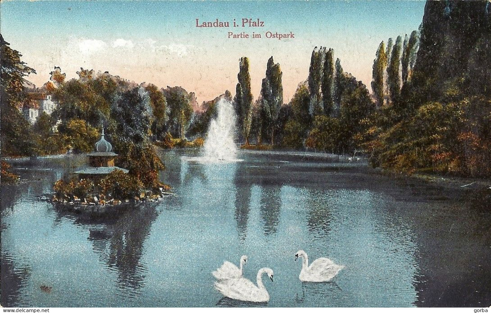 *CPA  - ALLEMAGNE - RHENANIE-PALATINAT - LANDAU I . PFALZ - Partie Im Ostpark - Landau