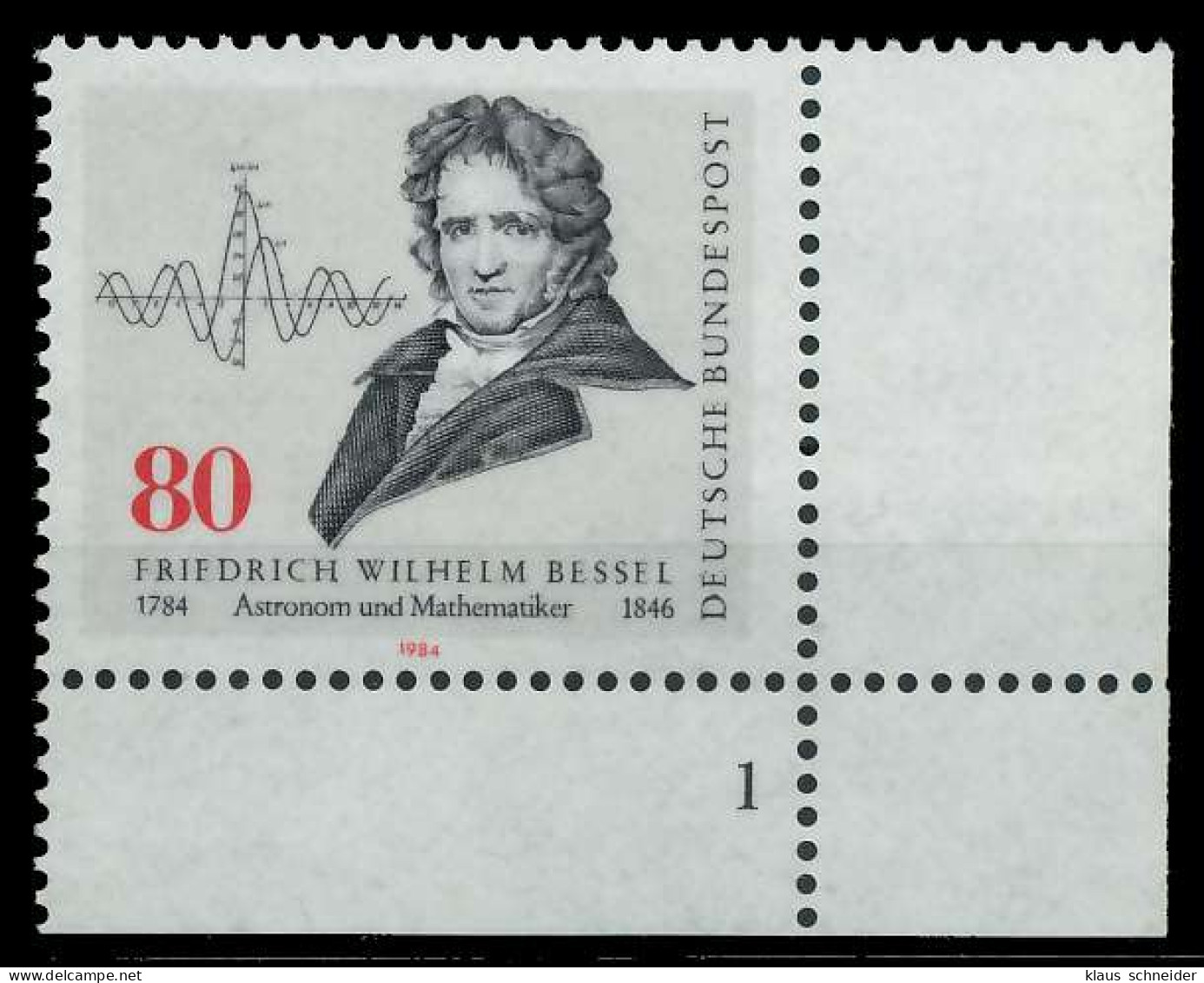 BRD 1984 Nr 1219 Postfrisch FORMNUMMER 1 X822A7E - Ongebruikt