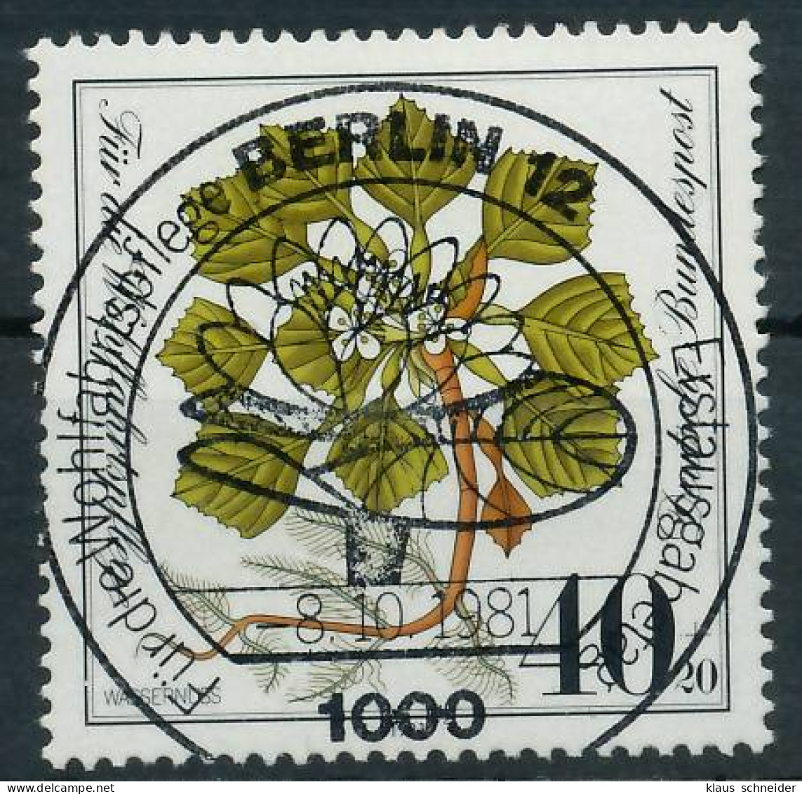 BRD 1981 Nr 1108 ESST Zentrisch Gestempelt X82423E - Usati