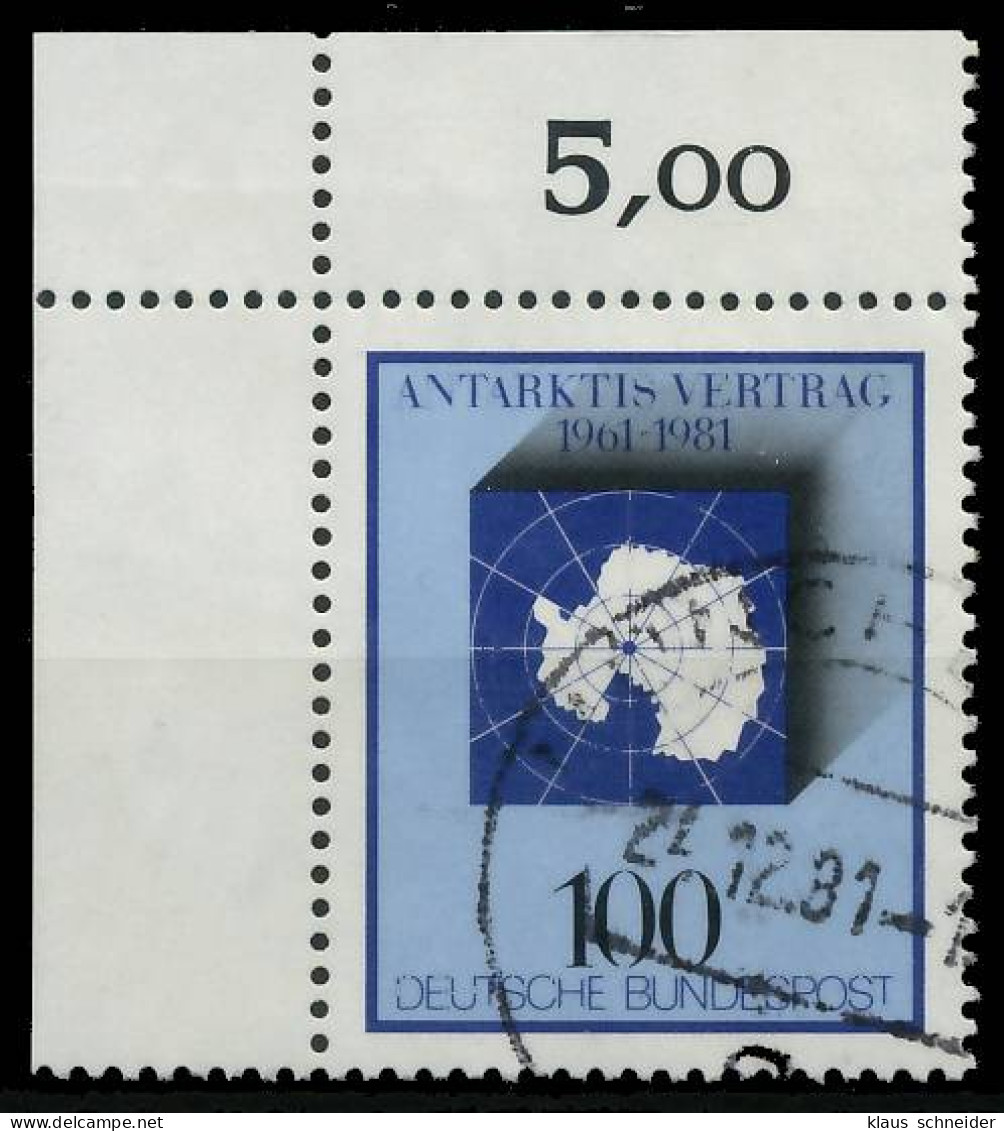 BRD 1981 Nr 1117 Gestempelt ECKE-OLI X826372 - Used Stamps