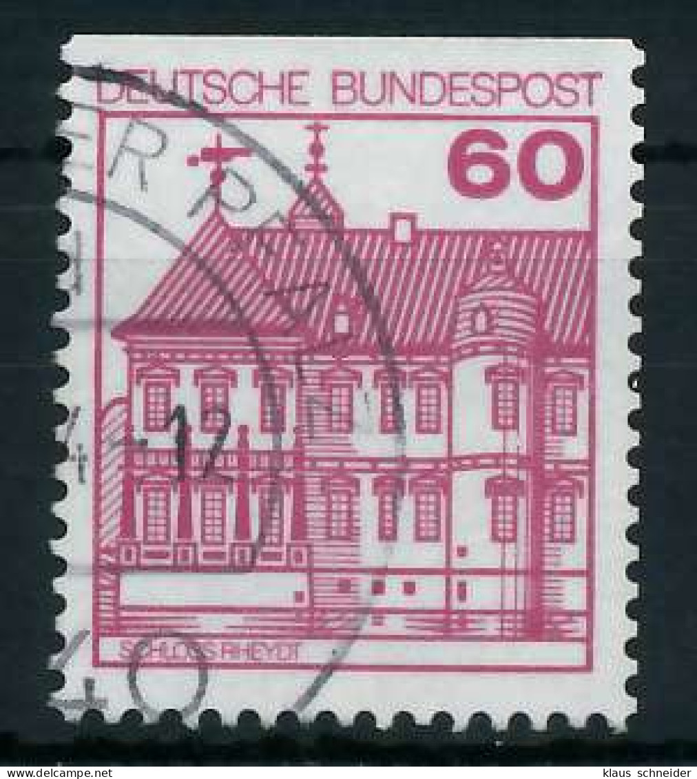 BRD DS BURG SCHL Nr 1028CI Gestempelt X832D86 - Used Stamps