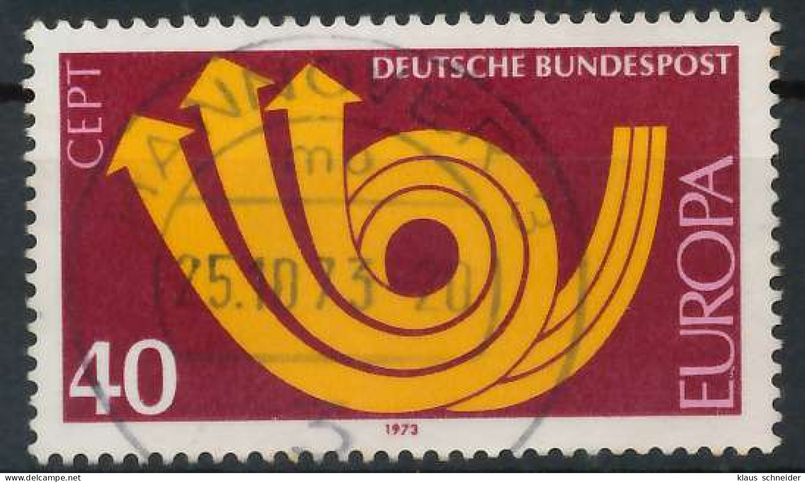 BRD BUND 1973 Nr 769 Zentrisch Gestempelt X84FD2E - Usati